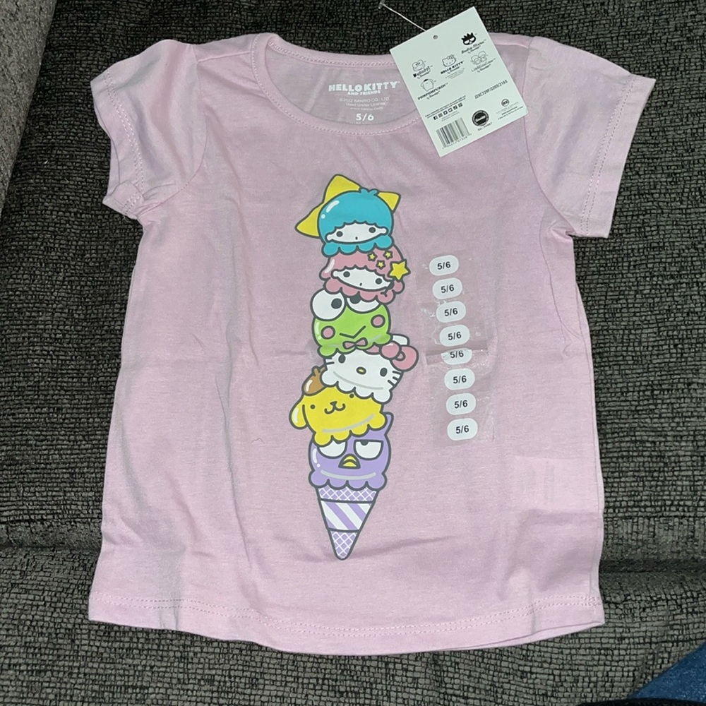 Hello kitty girls tee 5/6
